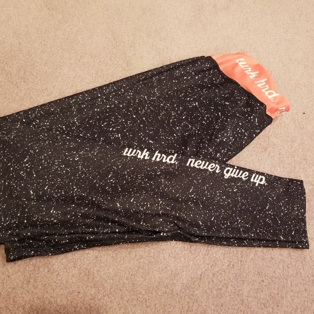 "Work Hard" Leggings
